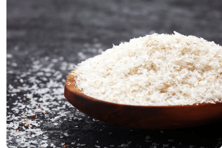 A bowl filled with psyllium husk