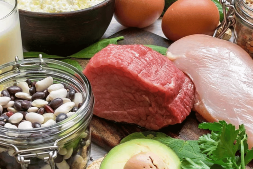food sources of vitamin b5: red meat, legumes, eggs.
