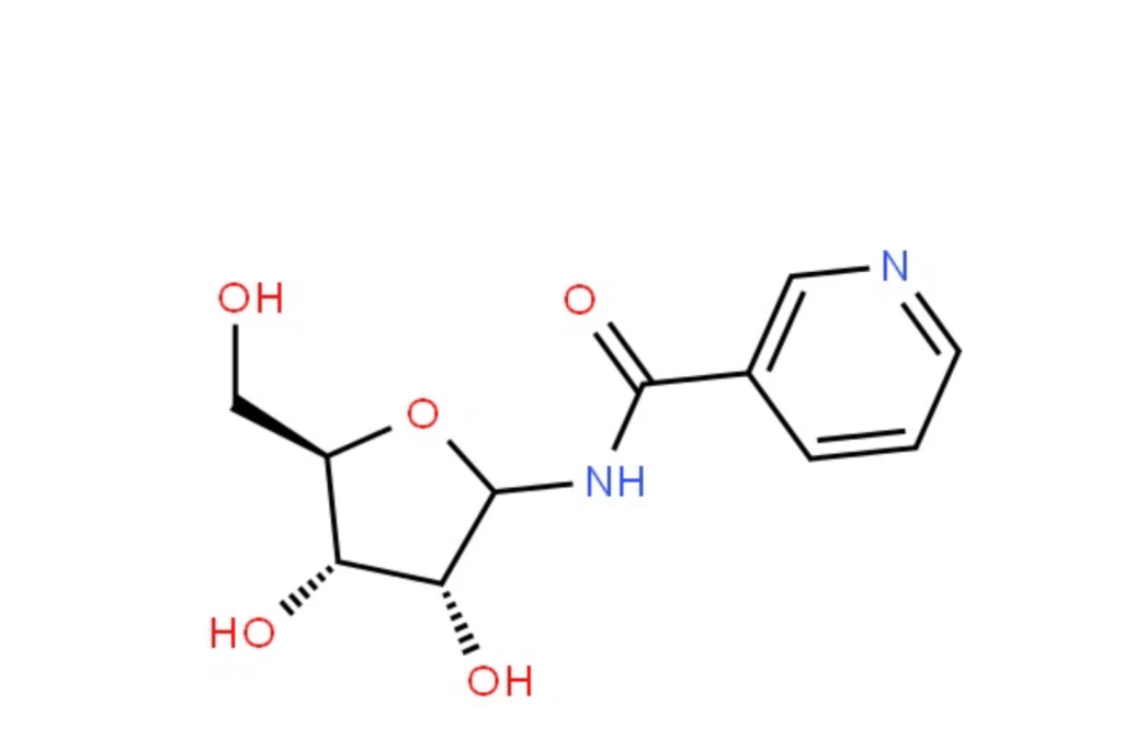 the molecule of beta nicotinamide