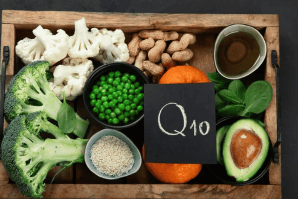 food sources of Q10: broccoli, cauliflower, avocado,