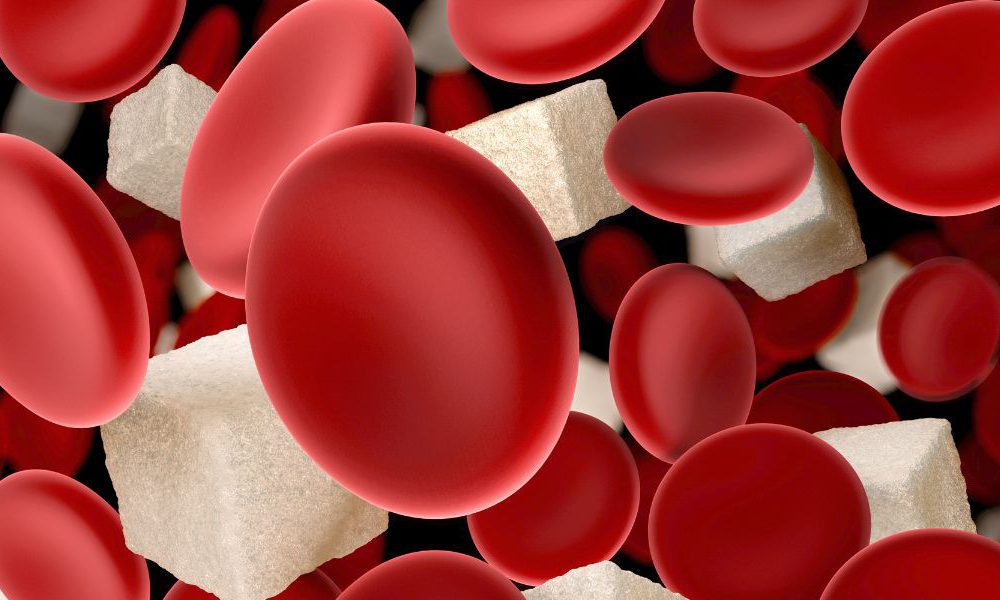 a photo of blood cells and sugar: this is benefit of guduchi stem extract