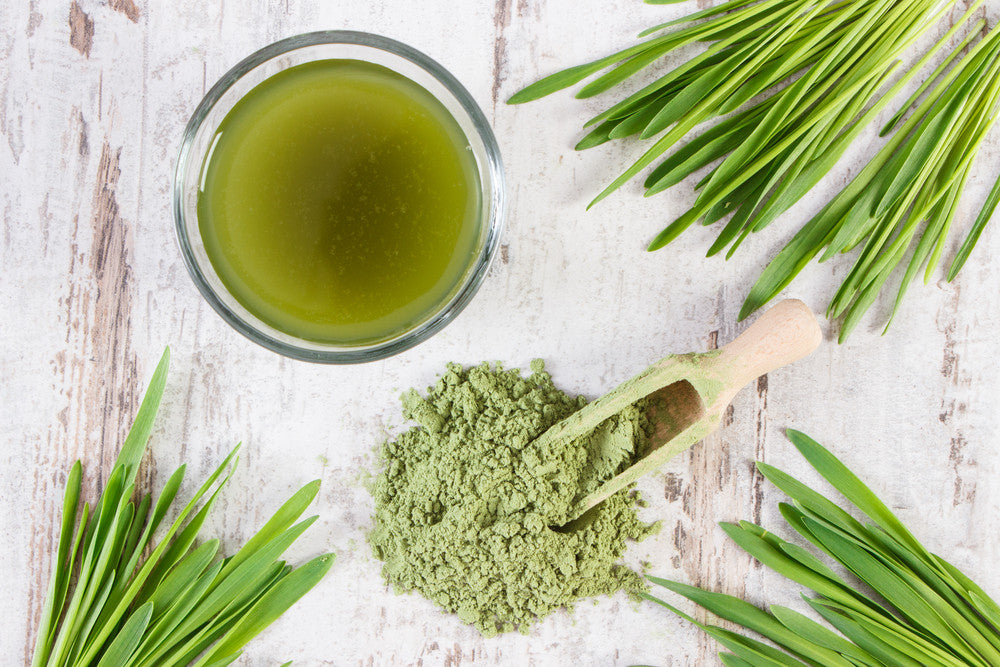 barley grass extracts: juice, powder.